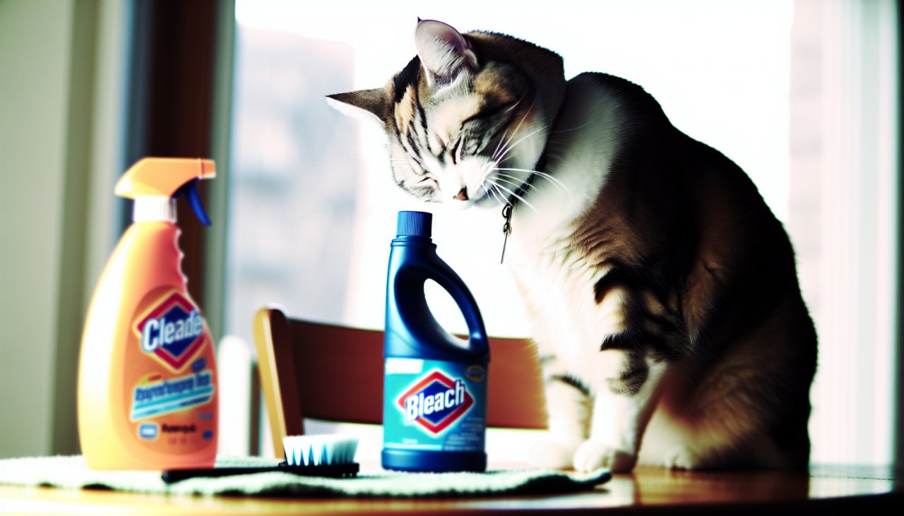 Pourquoi les chats aiment-ils l'odeur de l'eau de Javel ?