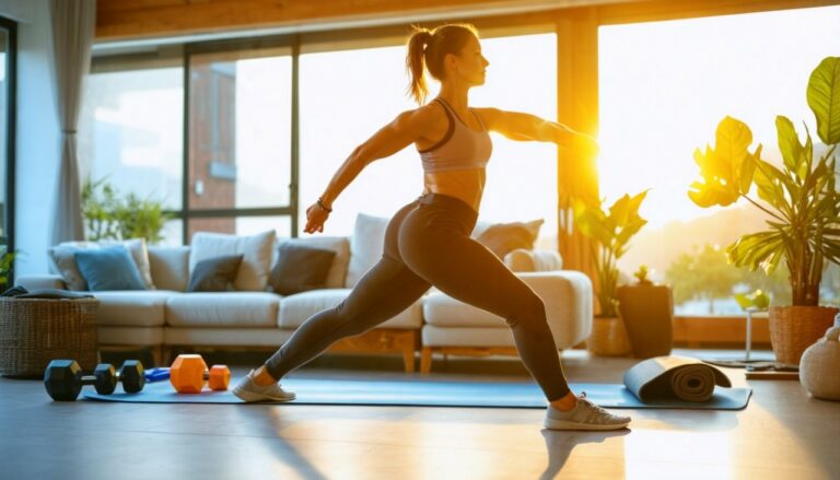 10 exercices simples pour garder la ligne sans quitter votre domicile