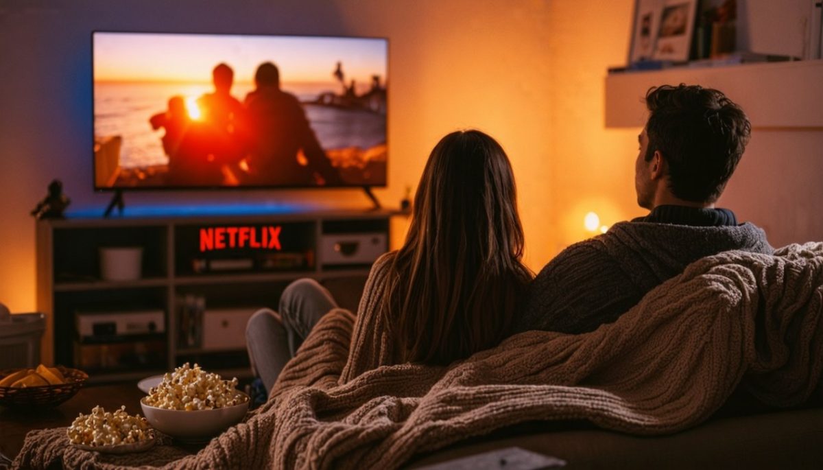 couple devant Netflix