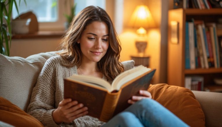 Femme qui lis un livre