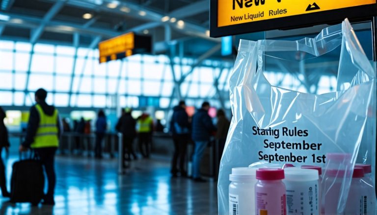 Changement des règles sur les liquides en avion : ce qui vous attend à partir du 1er septembre