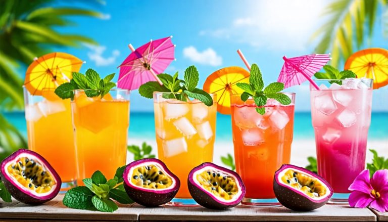 Cocktails sans alcool aux fruits de la passion : une explosion de saveurs exotiques et rafraîchissantes