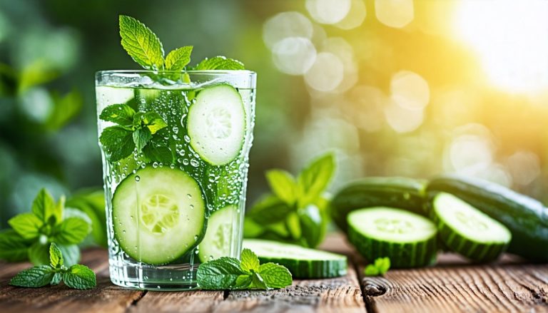 Eau infusée au concombre et à la menthe : la fraîcheur détox qui vous veut du bien