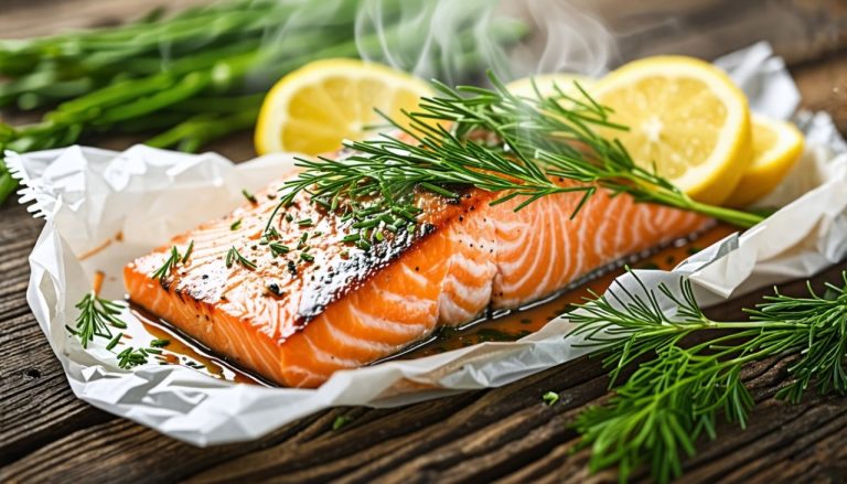 Filet de Saumon en Papillote aux Herbes : Une Explosion de Saveurs Légères et Savoureuses