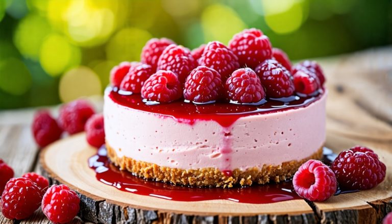 Le cheesecake sans cuisson aux framboises : Le dessert facile et divinement crémeux