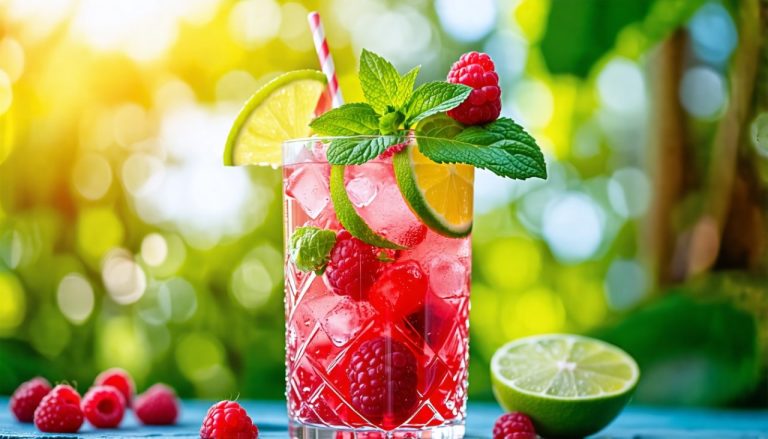 Le Mocktail Mojito Framboise : une explosion de saveurs pour un rafraîchissement garanti !