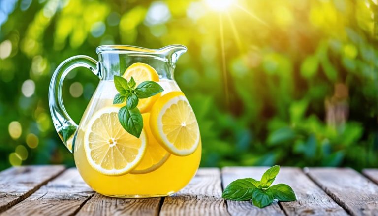 Limonade Maison au Citron et Basilic : La Boisson Rafraîchissante incontournable de l'Été