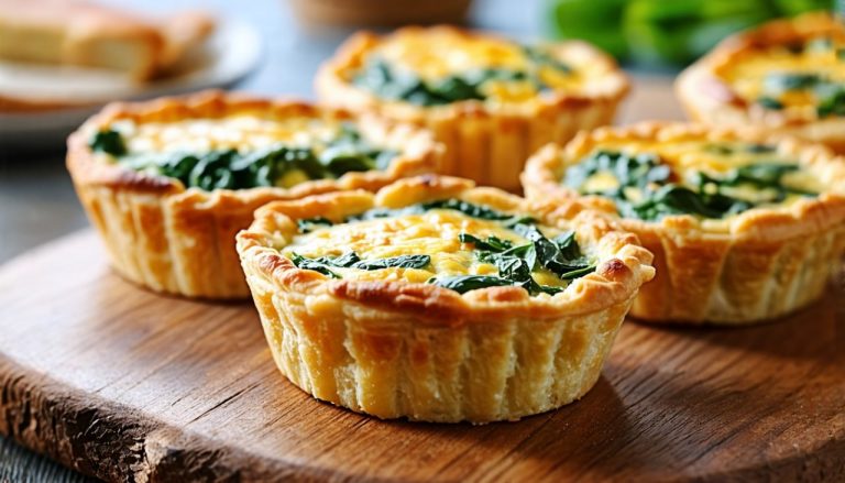 Mini Quiches Épinards et Chèvre : Une Bouchée de Délice