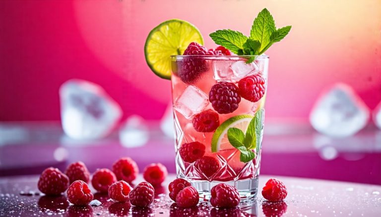 Mocktail Framboise et Litchi : L'alliance rafraîchissante aux saveurs exquises