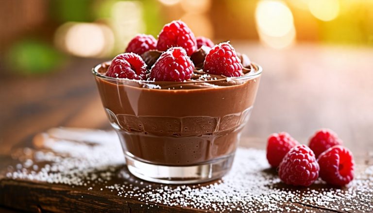 Mousse légère au chocolat et framboises : le bonheur gustatif sans culpabilité