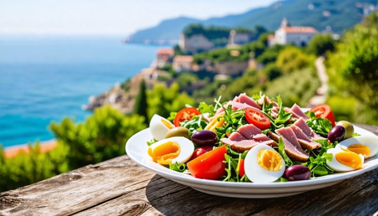 Salade Niçoise Traditionnelle : Authentique et Satisfaisante, un Voyage Culinaire sur la Côte d'Azur