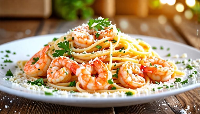 Spaghetti aux Crevettes, Ail et Persil : L'Art de Cuisiner un Plat Rapide et Savoureux