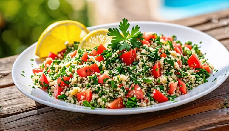 Taboulé Libanais au Persil et Citron : L'Exotisme dans Votre Assiette