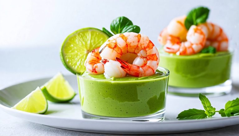 Verrines de Mousse d'Avocat et Crevettes : Élégance et Fraîcheur au Menu