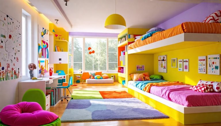 Chambre pour 3 ou 4 enfants : 15 idées d'aménagement ingénieuses et originales