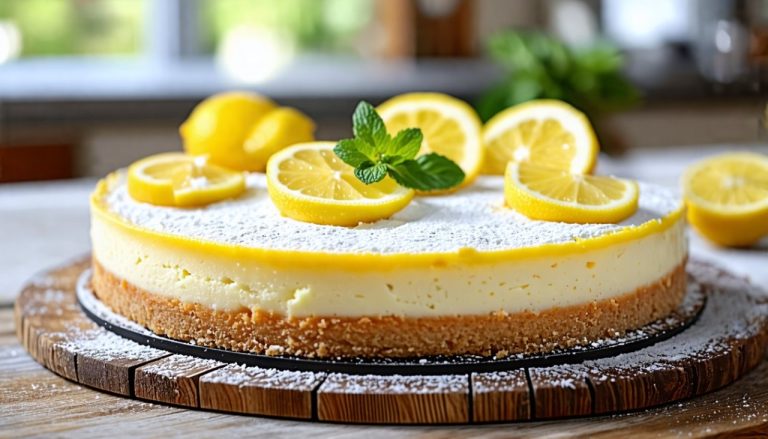 Cheesecake ricotta-citron : Un délice du week-end qui éveille les papilles