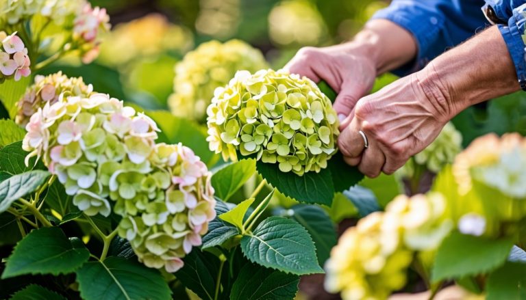 Hortensias : pourquoi et comment tailler les fleurs fanées en été