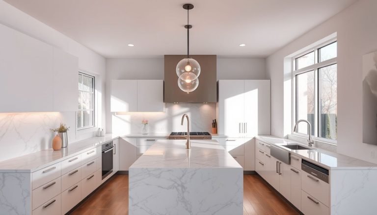 Le marbre dans la cuisine : 12 idées pour sublimer votre espace