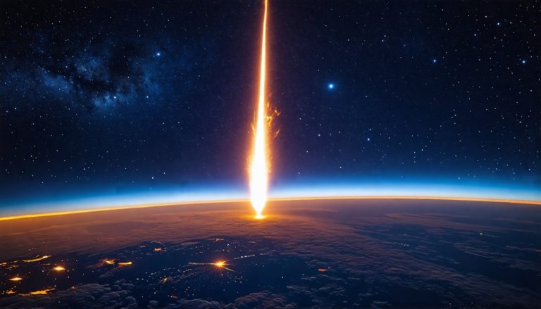 meteor entre atmosphère