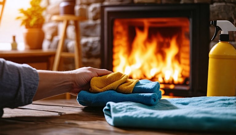 Nettoyer la vitre d'insert de cheminée : astuces et méthodes efficaces