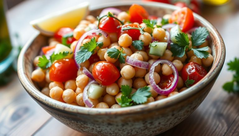 Salade de pois chiches express : la recette qui va révolutionner vos repas
