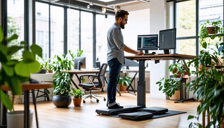 Travailler debout sans douleur : astuces et conseils pour préserver votre santé