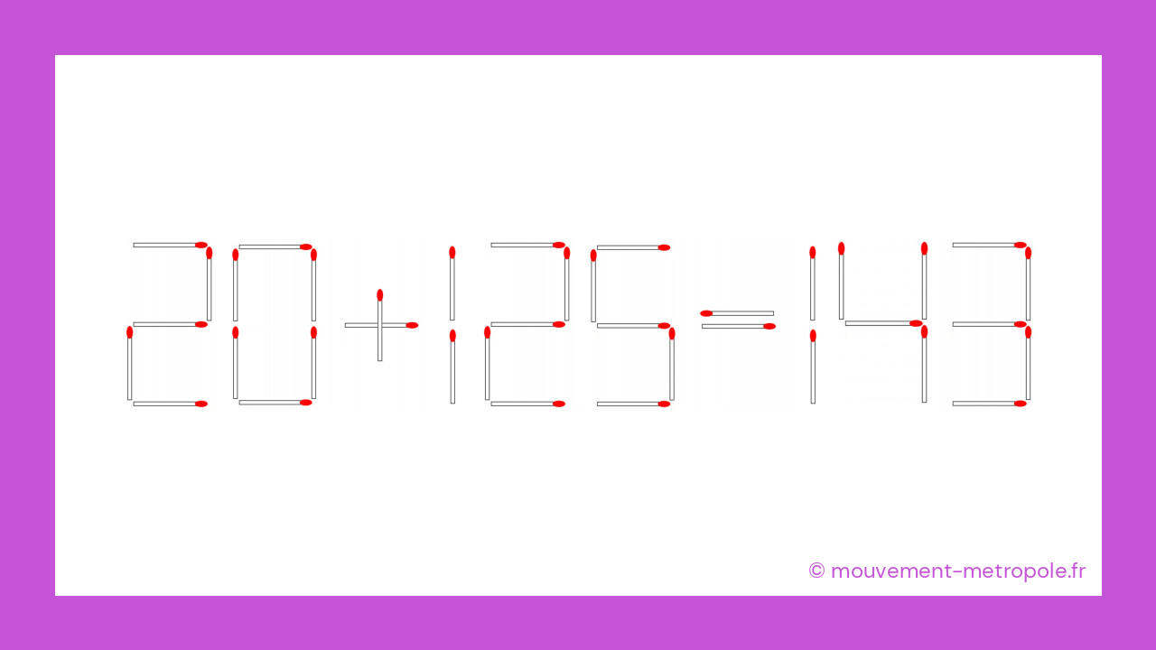 Osez-vous relever le défi ? 30 secondes pour transformer cette équation illogique en vérité mathématique ! Osez-vous relever le défi ? 30 secondes pour transformer cette équation illogique en vérité mathématique !