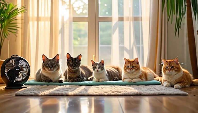 5 races de chats qui ont du mal à supporter la chaleur : comment les protéger ?