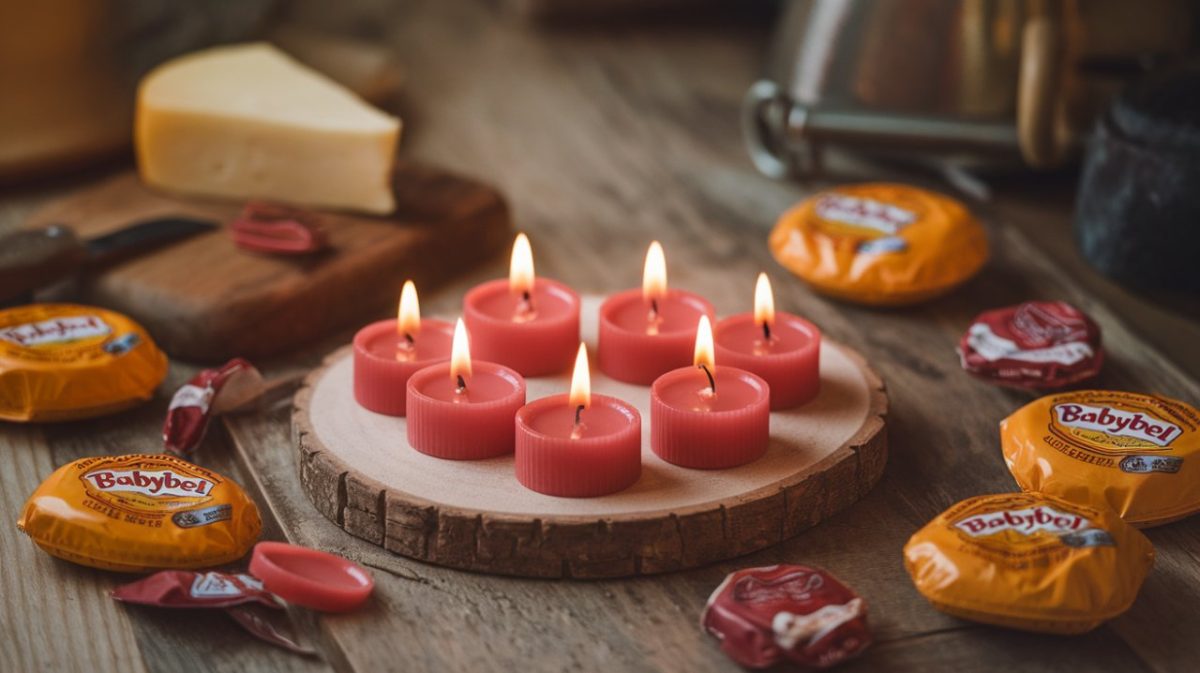 Astuce géniale : Fabriquez des bougies de survie avec vos emballages Babybel