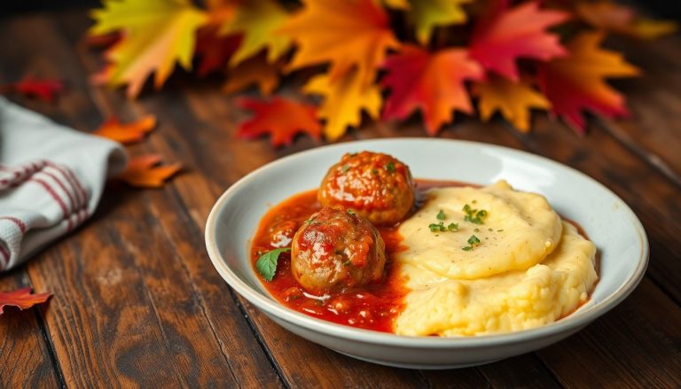 Boulettes de viande sauce tomate et polenta : un plat réconfortant pour ce jeudi d'automne