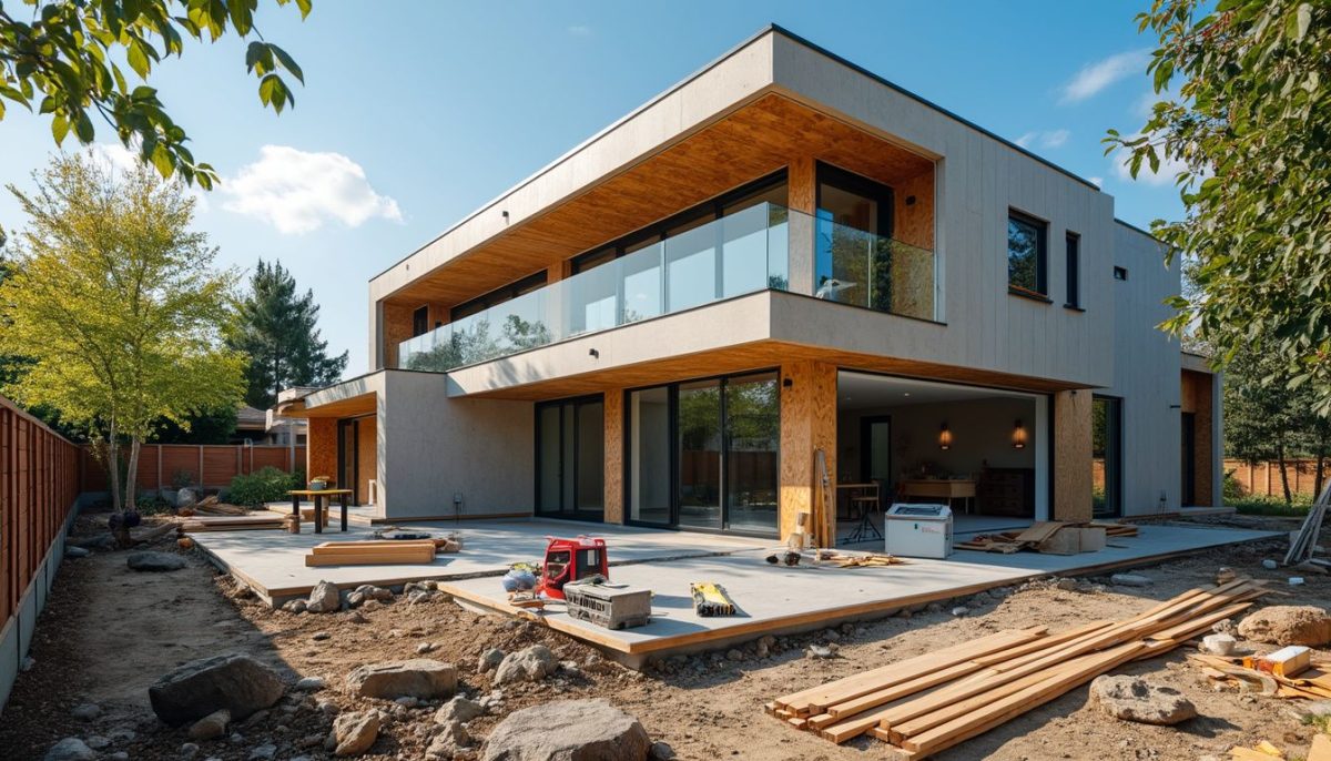 construction d'une extension maison