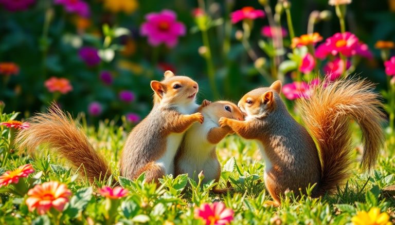 Écureuils dans le jardin : le geste incontournable pour une rencontre réussie