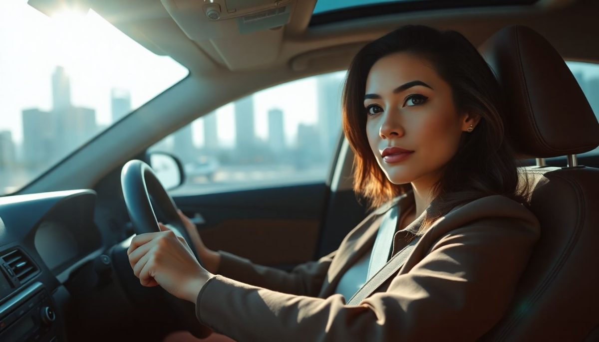 Femme au volant