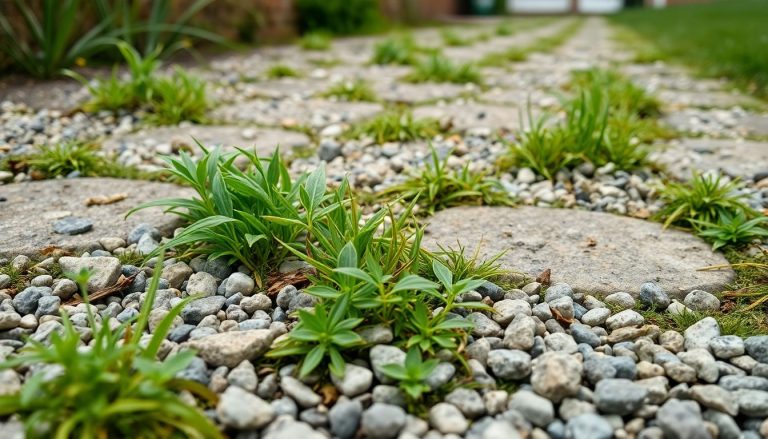 Mauvaises herbes dans le gravier : 6 méthodes efficaces pour s'en débarrasser