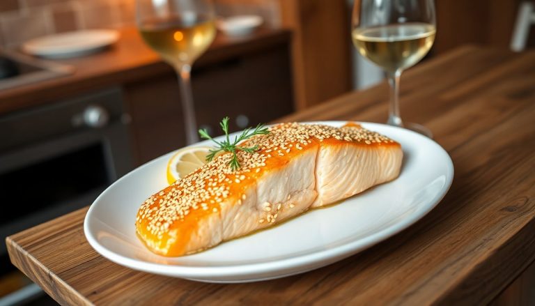 Pavé de saumon en croûte de sésame : la recette parfaite pour un vendredi soir gourmand