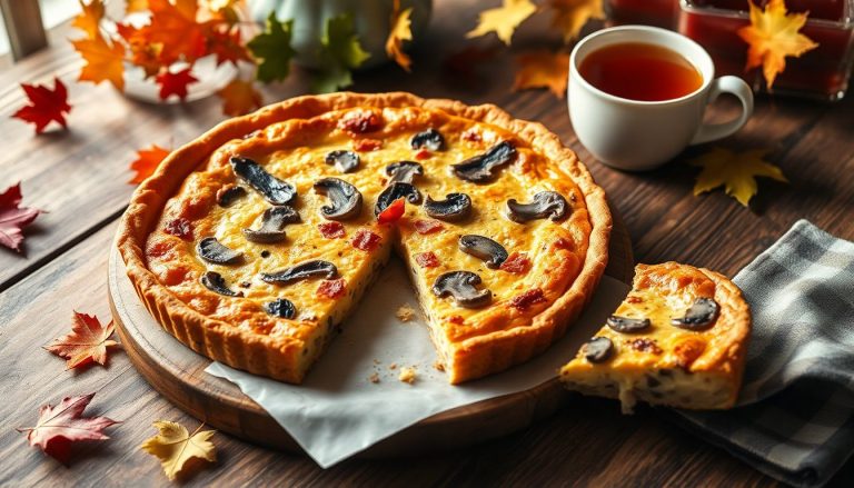 Quiche aux champignons et lardons : la recette parfaite pour un mardi d'automne
