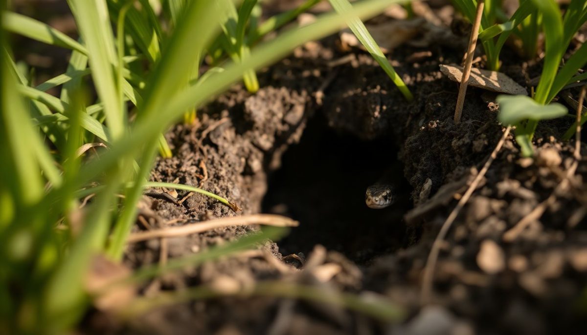 Repérer un terrier de serpent dans son jardin : guide pratique pour les propriétaires inquiets