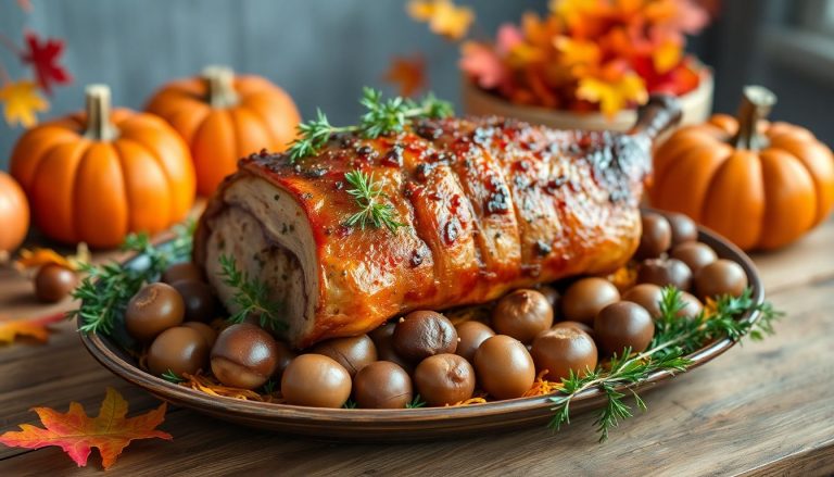Rôti de porc aux marrons : le plat réconfortant parfait pour un dimanche d'automne