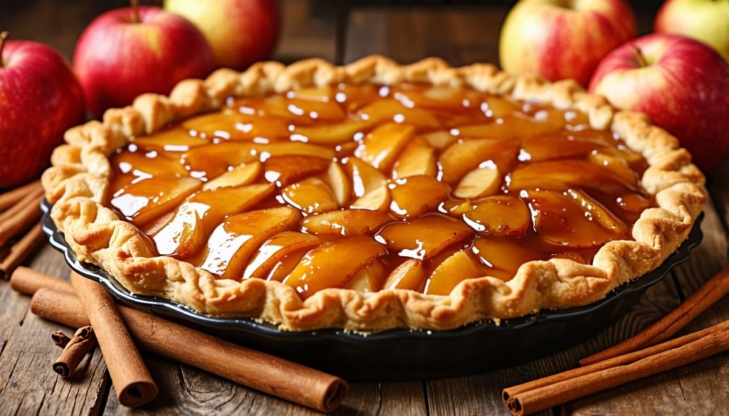 Tarte aux pommes brillante comme chez le boulanger : les secrets pour