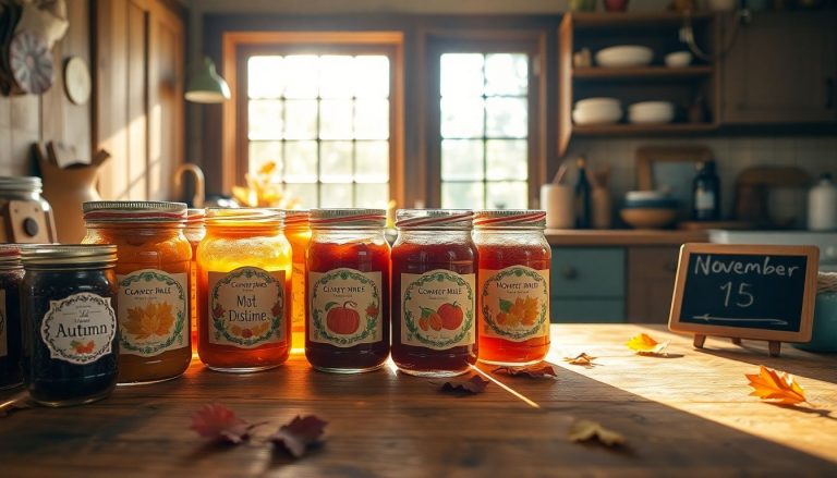 15 novembre : Jour idéal pour préparer vos étiquettes de conserves maison