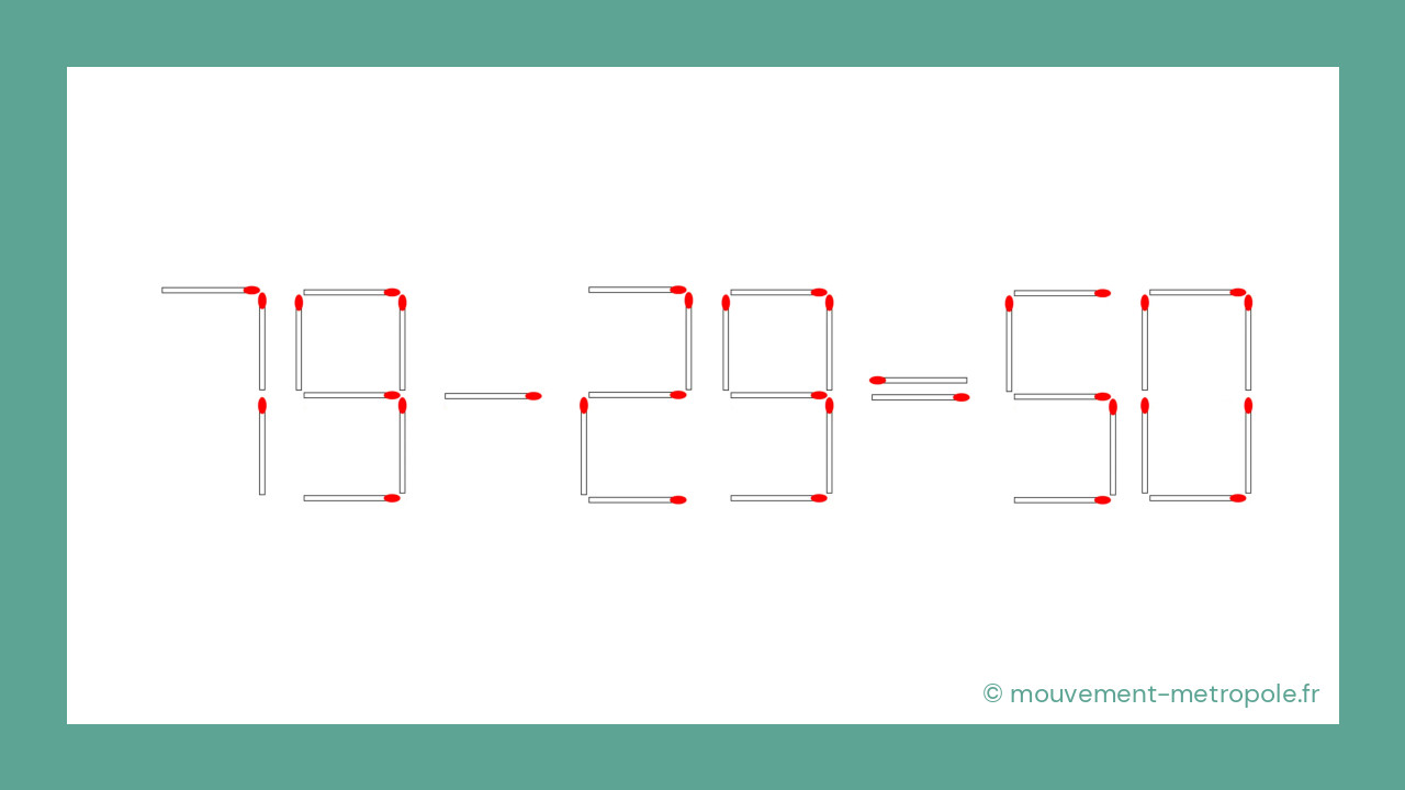 La magie des maths révélée : voici comment une simple allumette change tout !