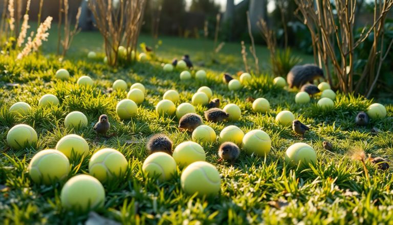 Balles de tennis dans le jardin : l'astuce insolite pour sauver la faune en hiver