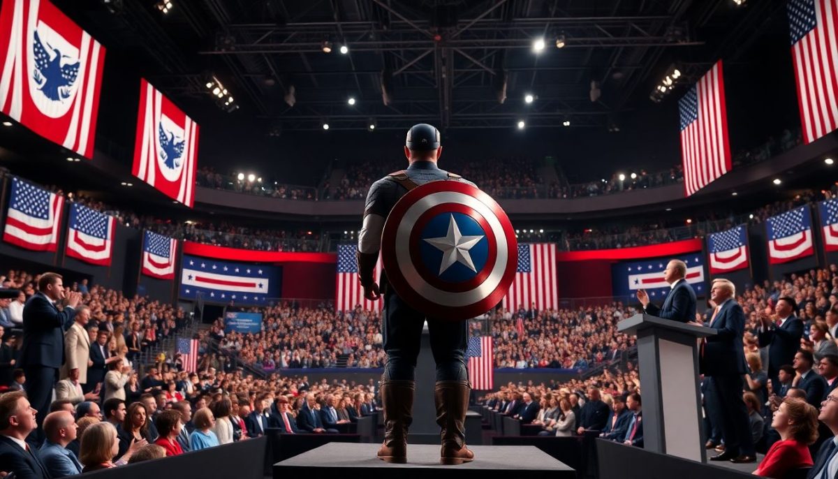 Captain America au cœur du débat électoral : quand la fiction s'invite dans la course à la Maison Blanche