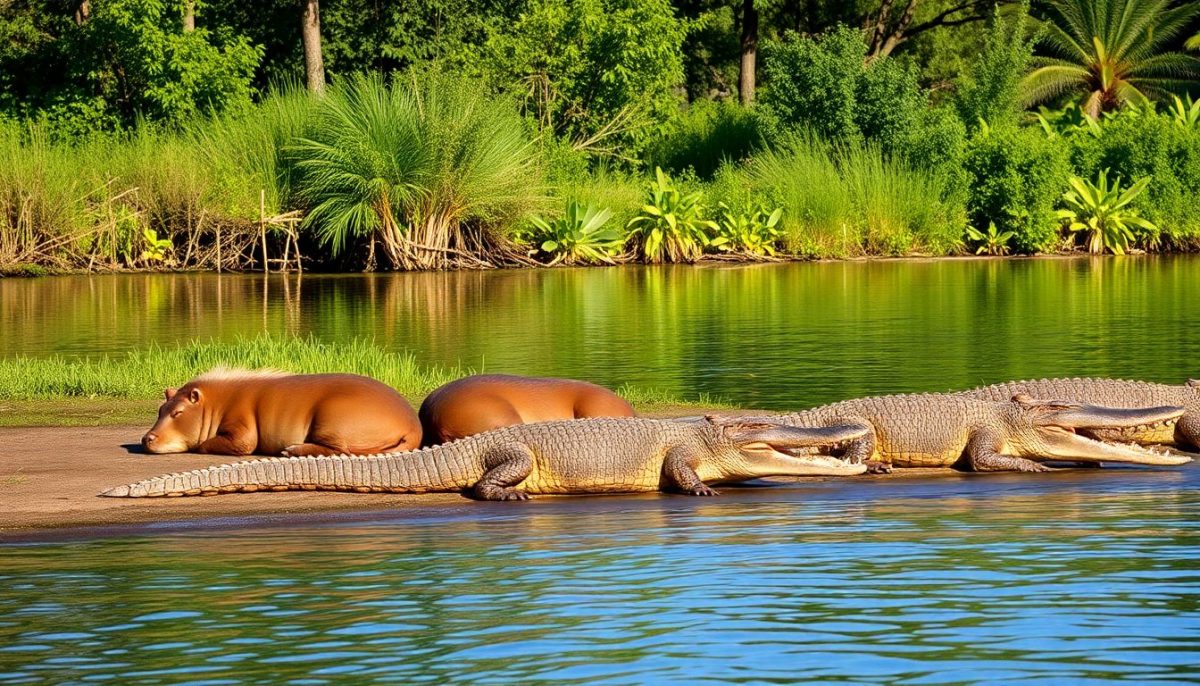 Capybaras et crocodiles : une cohabitation pacifique inattendue