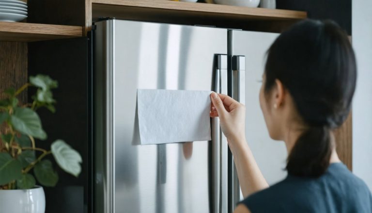 Cette astuce simple révèle si votre frigo gaspille de l’énergie et compromet vos aliments – découvrez comment le vérifier en quelques secondes avec du sopalin !