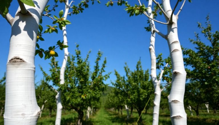 Chaulage des arbres fruitiers : pourquoi et comment blanchir les troncs ?