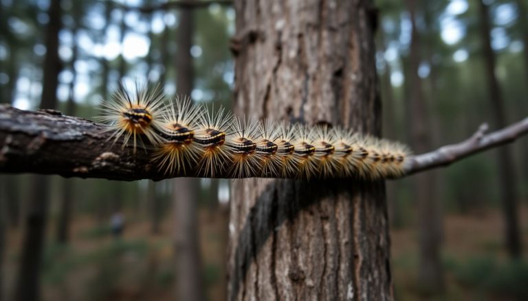 Chenilles processionnaires : le fléau sournois qui menace vos arbres et votre santé