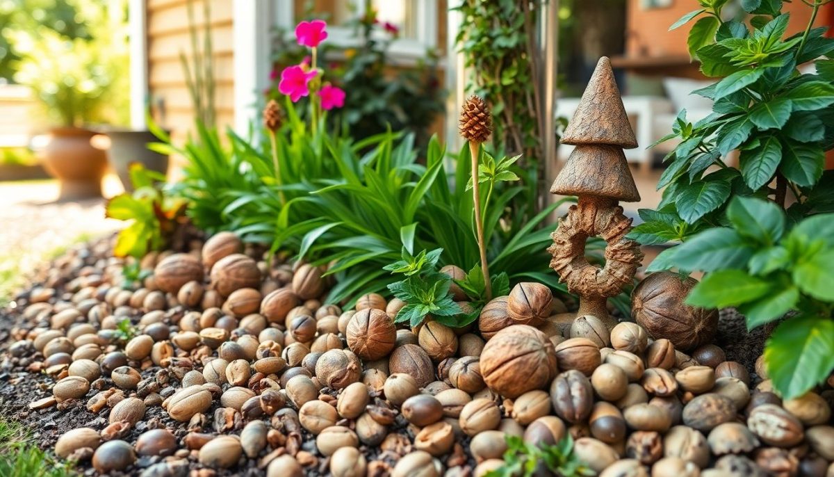 Coquilles de noix et noisettes : des trésors insoupçonnés pour votre jardin et votre maison