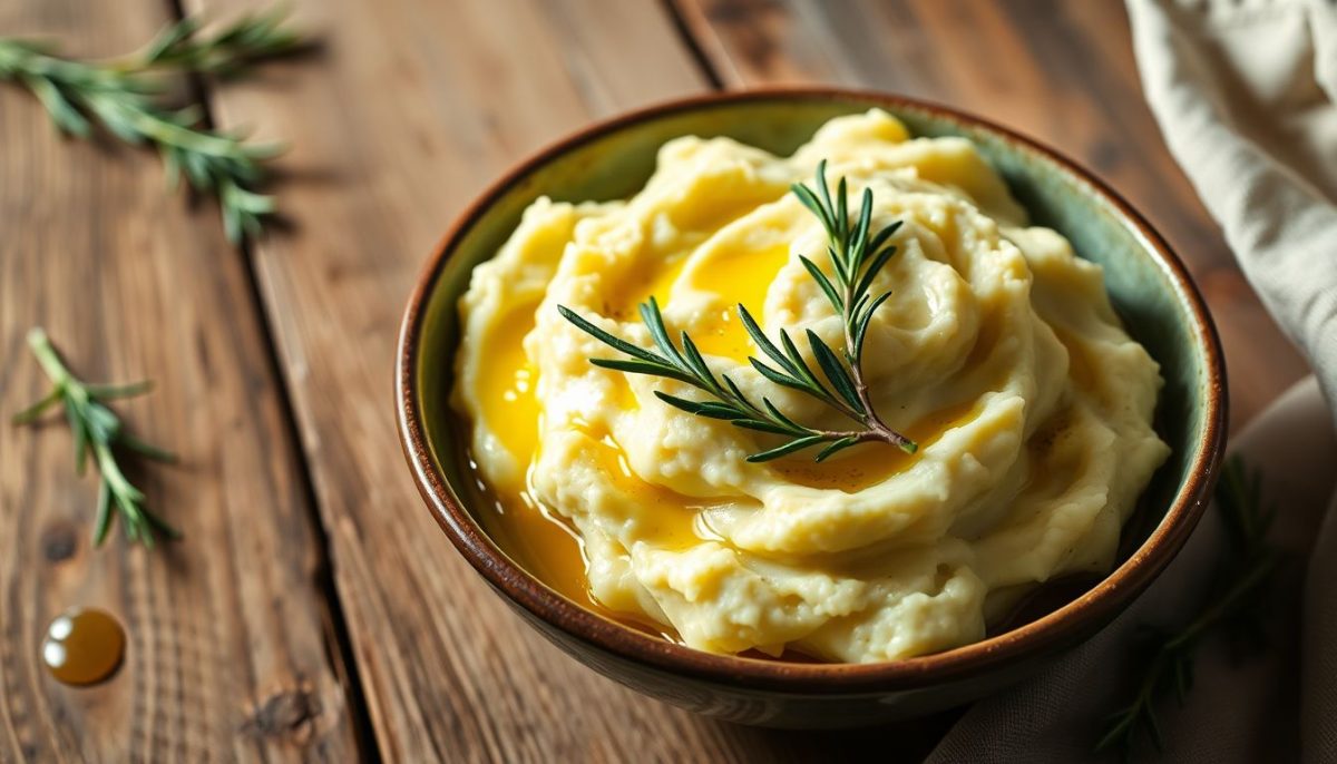 Écrasé de pommes de terre à l'huile d'olive et romarin : la recette qui