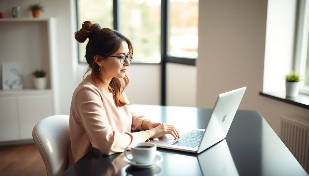 femme qui utilise Google